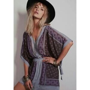NWT /  Free People "Santa Cruz" Kimono Tunic Dress / sz M